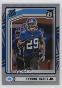 2024 Panini Donruss Rated Optic Preview Holo Prizm Tyrone Tracy Jr Rookie RC