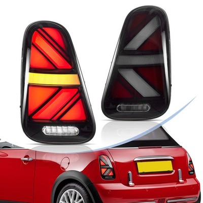 VLAND Klare LED Rückleuchten für 2001 2006 Mini Cooper R50 R52 R53 mit Startup