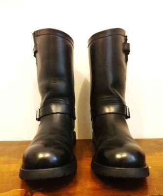 Mayura engineer boots biker boots size 47 black leather bobber chopper 