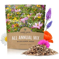 Wildflower Seeds Annual Quick Blooming Mix - Large 1 Ounce Packet Over 7,500 ... 245.92 per gallon