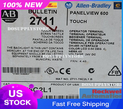 New AB 2711-T6C2L1 PANELVIEW 600 Séries B Ecran Tactile DH-485 24VDC