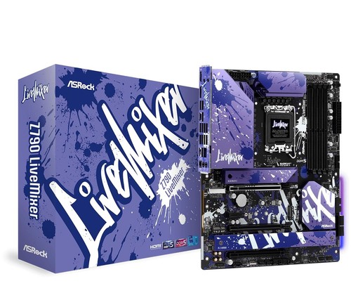 Z790 LIVEMIXER, Intel Z790, 1700, ATX, 4 DDR5, HDMI, DP, eDP, 2.5G LAN, PCIe5...