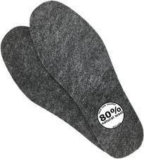 Wool Felt Warm Insoles, Winter Heated Shoe Insoles  Natural Wool Insoles Warm L