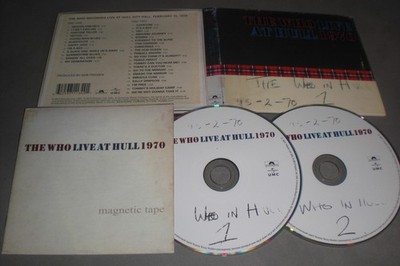 The Who - Live At Hull 1970  2 CD Set