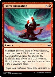 Fierce Invocation 98/185 Fate Reforged