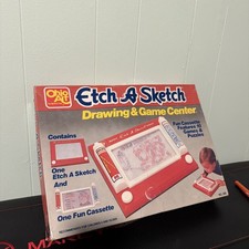 VTG Etch A Sketch Drawing  Game Center Ohio Art  508