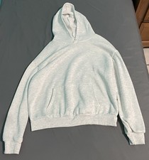 Light Gray Fleece Pullover Hoodie for Women, Long Sleeve, Hooded, Pockets