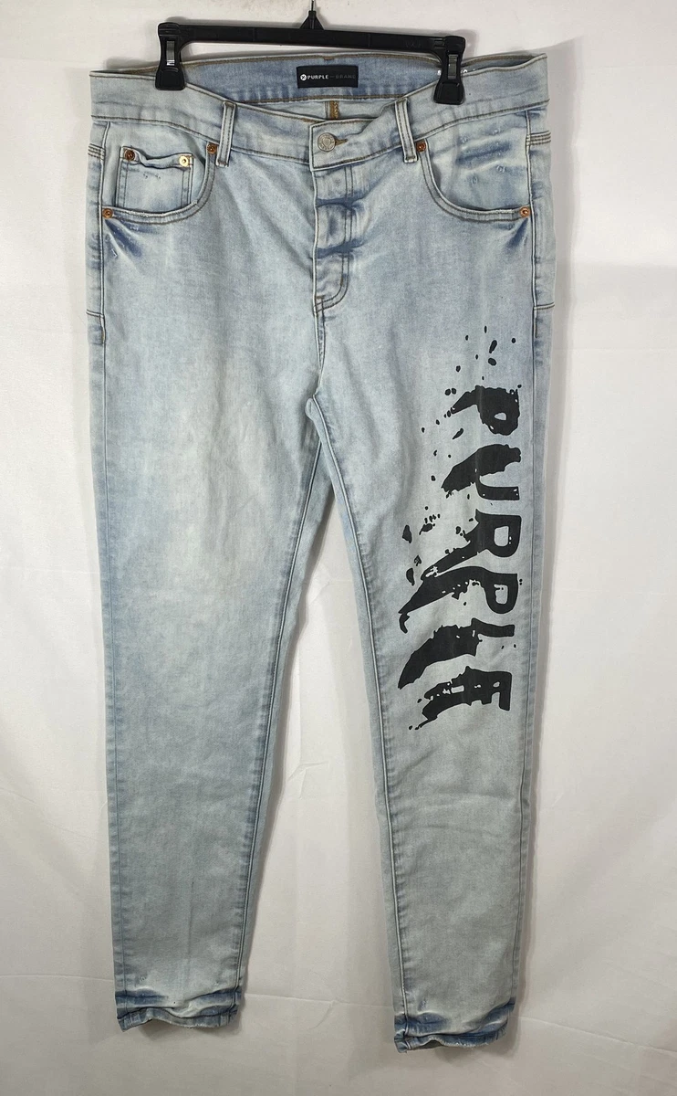 Purple Regular Jeans for Men in 32 Inseam for sale | eBay