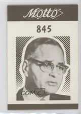 1987 Motto Game Cards Ralph Bunche #845 0w6