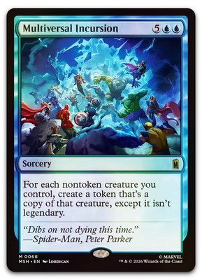 Multiversal Incursion #68 (Foil) (NM) Marvel Super Heroes MSH Magic MTG