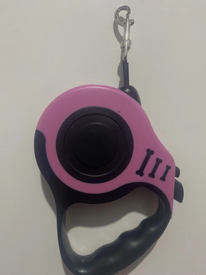 5M Retractable Dog Lead Extendable Training Dog Puppies Leash Pet Leads PINK