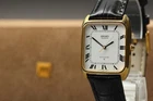 Vtg 1987 [Exc+5] Seiko Chariot 7830-5000 Gold Roman Tank 28mm Quartz Men's Watch