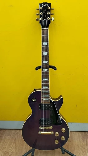 Gibson Custom Shop 1991 Les Paul Electric Guitar Rare Purple Used