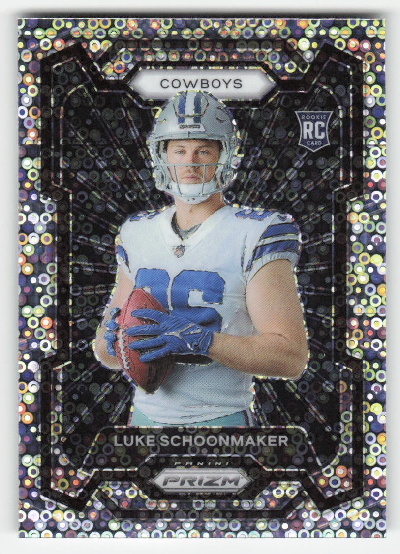 Luke Schoonmaker 2023 Panini Prizm Rookie Variations Prizms No Huddle RC #312