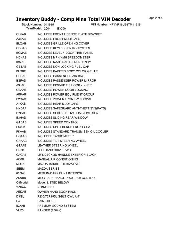 Conjunto de válvula de acelerador del cuerpo del acelerador para 02-06 MAZDA B-3000 365466 Foto 3 de 4