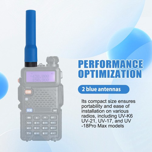 Antena miękka walkie-talkie -20 -krótka antena SMA-F Dualband VHF UHF do UV-8102 - Zdjęcie 4 z 7