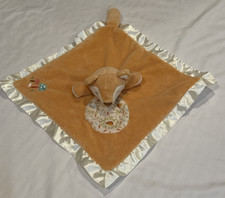 Douglas Baby Fox Lovey Security Blanket Blankie Lovie Orange Plush Satin