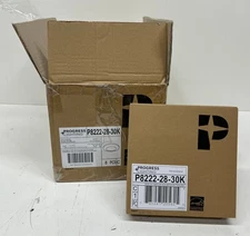 8PK Progress Lighting P8222-28-30K 17-Watt White Integrated LED Flushmount New