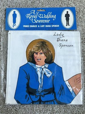 PRINCE CHARLES & LADY PRINCESS DIANA SPENCER Doll MAKING KIT SEWING FABRIC NEW
