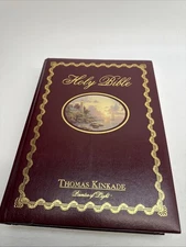 Thomas Kinkade Lighting The Way Home New King James Holy Bible 2002 NKJV