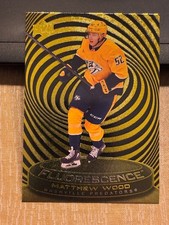 2025-26 Upper Deck Series 2 Fluorescence Gold Matthew Wood Rookie SP F-24 96/150