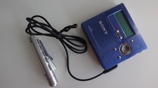 Sony Portable Minidisc Recorder/Player (MZ-R909) blue - excellent tested working