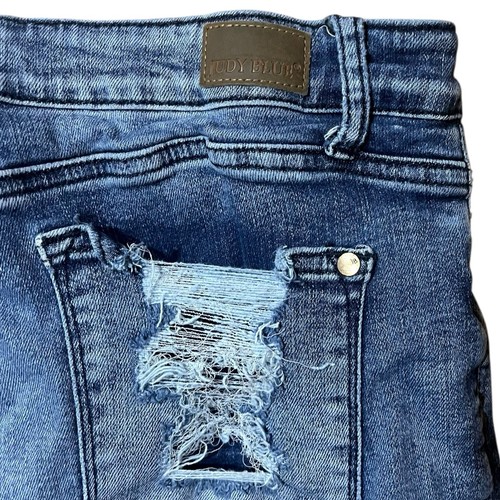 Judy Blue Women Size 15/32 Jeans Skinny Distressed Los Angeles JB88181 - Picture 8 of 10