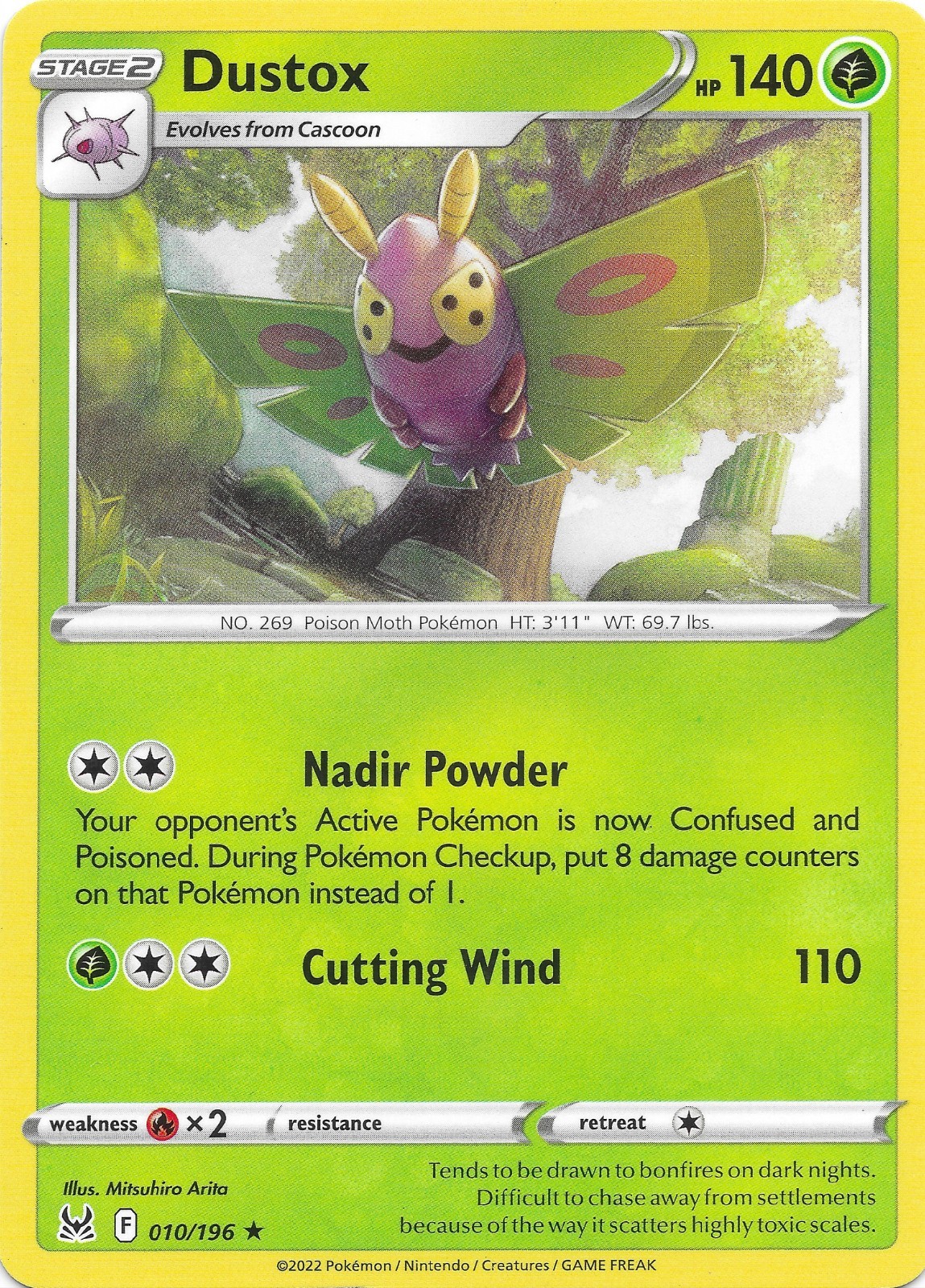 Dustox 010/196 Swsh11: Lost Origin Regular