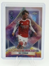 2025-26 Topps Chrome UEFA Wonder Kids Max Dowman Estavo 4 Card Lot !