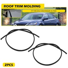 For 2013-2018 Nissan Altima Sedan Black Roof Trim Molding Kit Left Rignt 2pcs