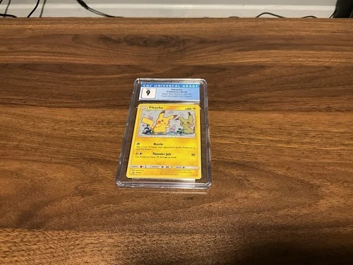 CGC 9  Pikachu #SM162 - 2019 Pokemon Team Up 1-Pack Black Star Promo