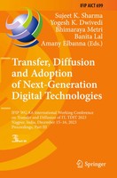 Transfer, Diffusion And Adoption Of Next-Generation Digital Technologies Buch