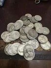 1 Roll of Washington silver quarters, 40 coins total, $10.00 face NR!