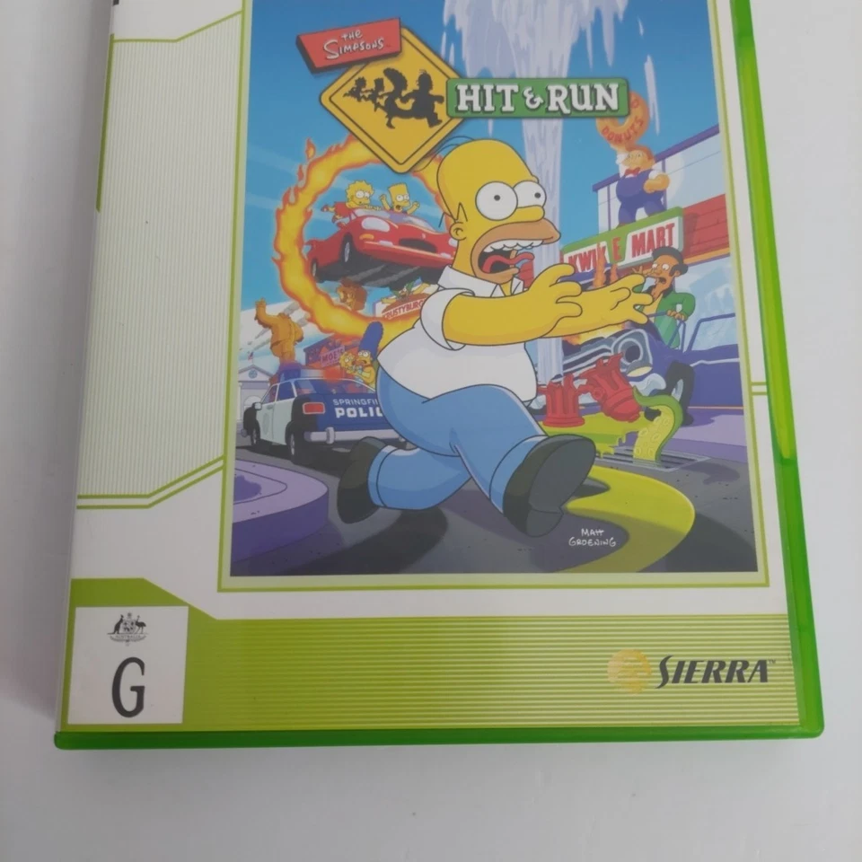 The Simpsons Hit & Run - Xbox Game Classics PAL Complete with Manual - Image 3 of 4
