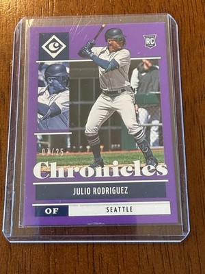 2022 Panini Chronicles - Julio Rodriguez #28 Purple /25 RC READ
