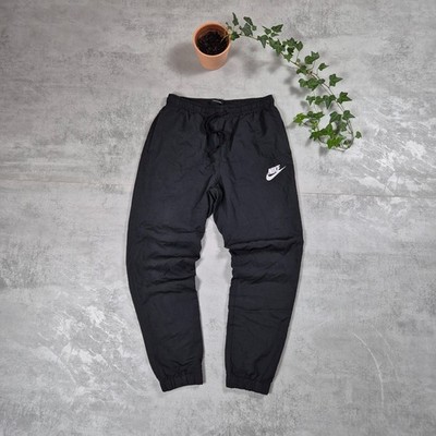 Nike Trainingshose VTG Trackpants Straight Leg Polyester Schwarz Y2K 0s 90s| M