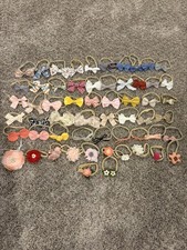 Lot of 58 Girl s Baby Toddler Headbands Bows Multi-Color Variety Flower