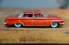 Vintage 1961 Bandai Chevrolet Corvair Tin Litho Toy Friction Car Japan Chevy red