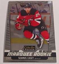 Seamus Casey RC 2024-25 o-pee-chee platinum MARQUEE ROOKIE #270 Devils