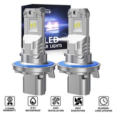 Para Chevrolet HHR 2006-2011 camioneta 4 puertas blanco faros LED bombillas de haz alto/bajo