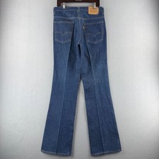 Vintage 70s Levis Jeans Mens 34x34 Fits 32x35 517 Bootcut Orange Tab USA MADE