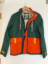LOEWE x Paula's Ibiza Hooded Parka (Outdoor Jacket) - Green & Orange - Small (S)
