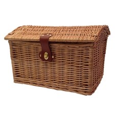 Cestino posteriore MVTEK LARGE 42x30x22/28cm vimini marrone