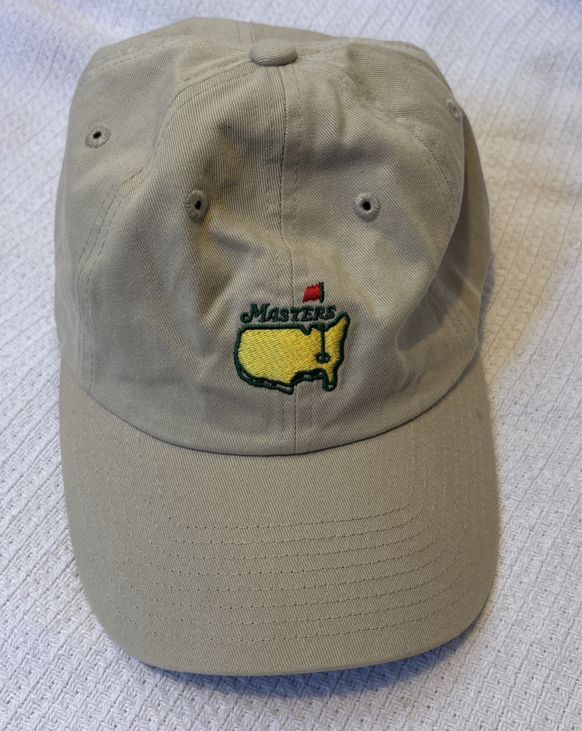 Masters Golf Hat Cap Tan Color by American Needle Adjustable