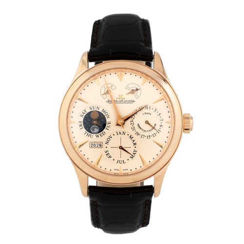 Jaeger-LeCoultre Master Perpetual Calendar Rose Gold 40mm Q1612420 Full Set