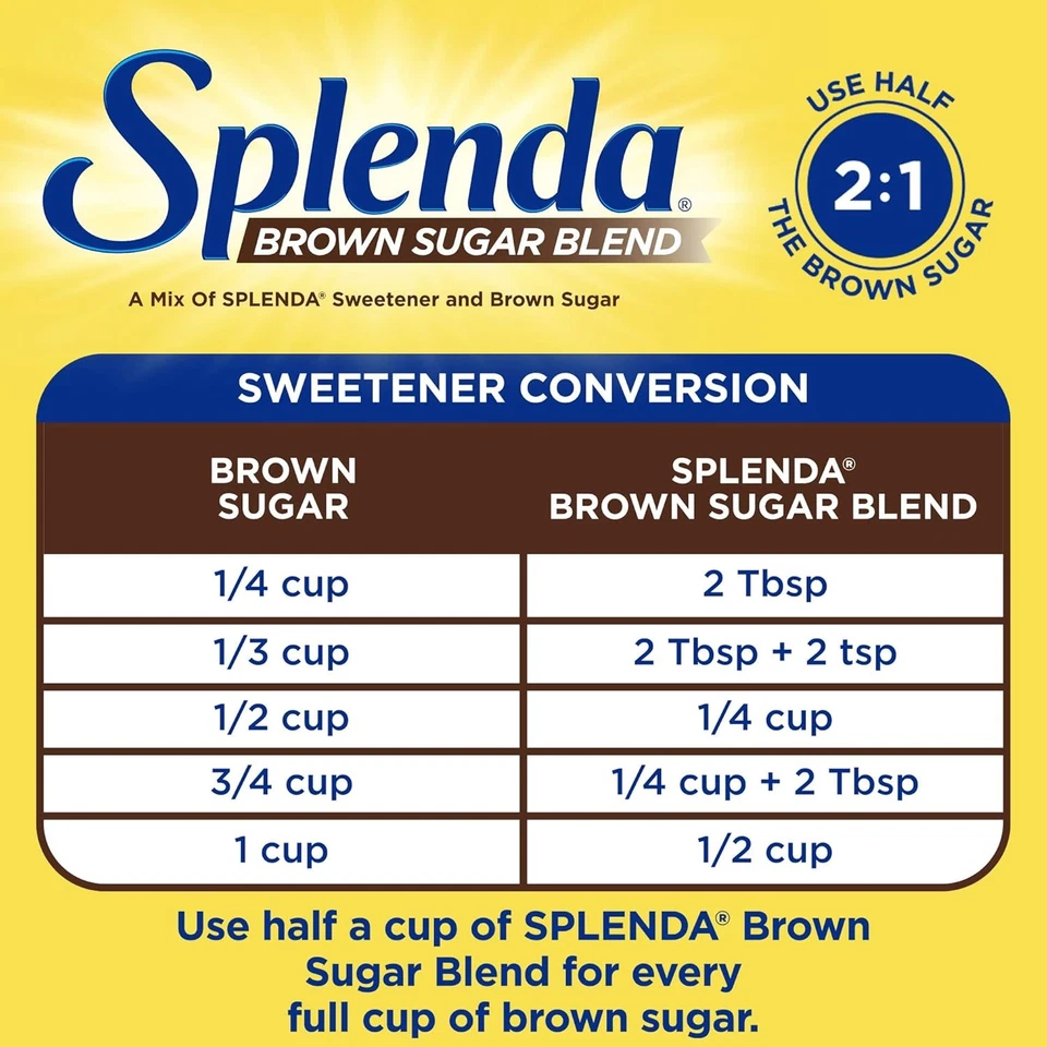 Смесь коричневого сахара SPLENDA для выпечки, 1 фунт пакет 16 унций (упаковка из 1)  - Изображение 3 из 4