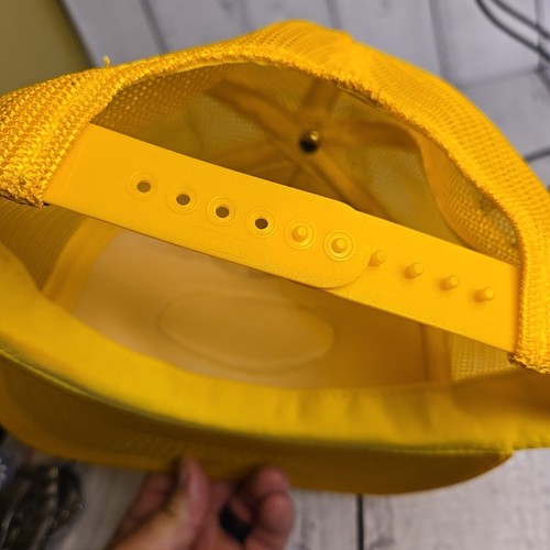 Sombrero Pennzoil Vintage Malla Amarilla Parche Snapback Sombrero Gorra - Imagen 10 de 10