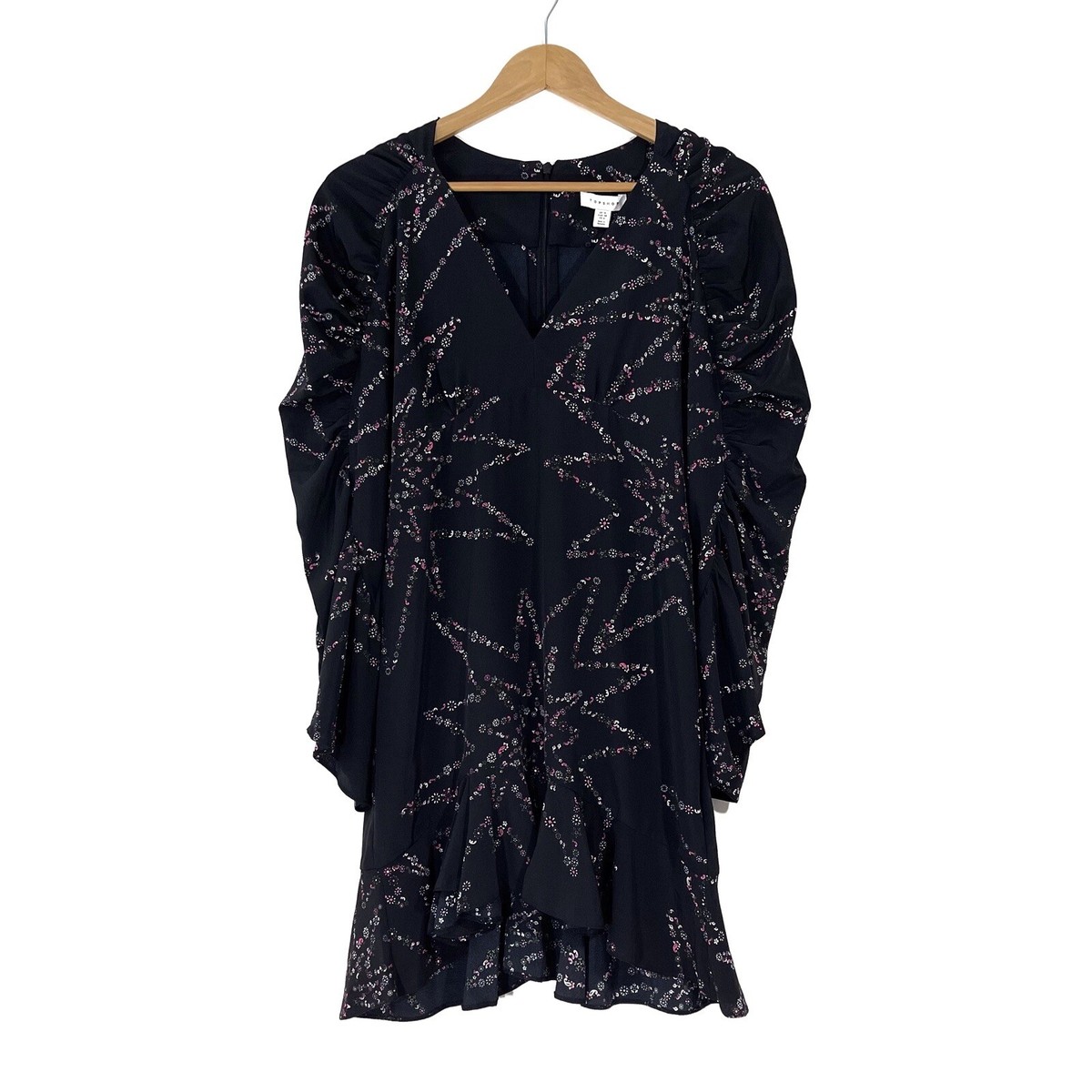 Topshop Black Topshop Starlight Dress Starlight Nights Maxi Dress Black  Black US 14