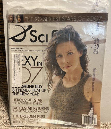 Sci-Fi Magazine Sealed 2007 Evangeline Lilly Sexiest Stars Battlestar