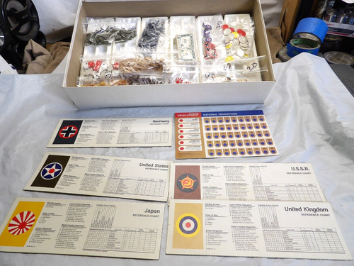 Juego de mesa vintage MB AXIS & ALLYS Gamemaster Series 1987 - Imagen 4 de 7